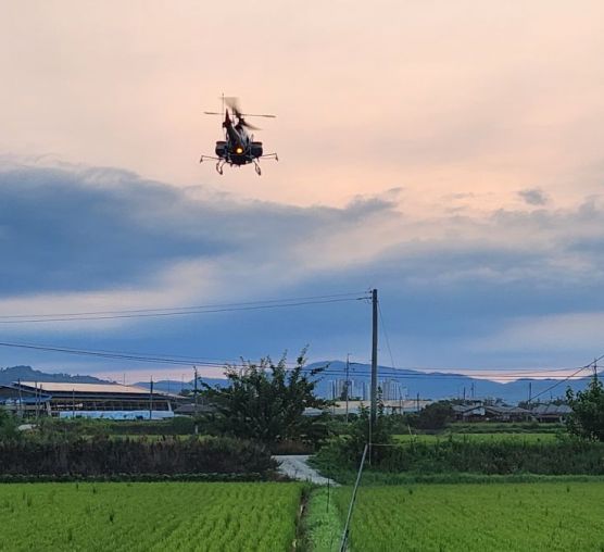 충청지역 무인헬기 방제